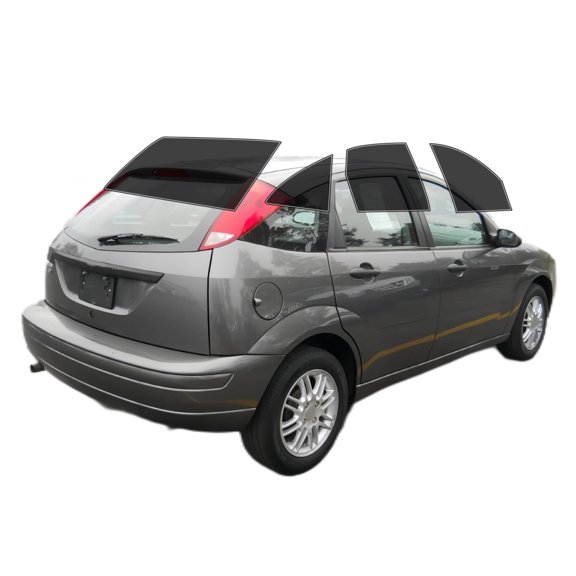 Haiy Co - PreCut 2Ply 25% Window Tint Film Kit For 2000-2007 Ford Focus ZX5 -Side+Rear Window