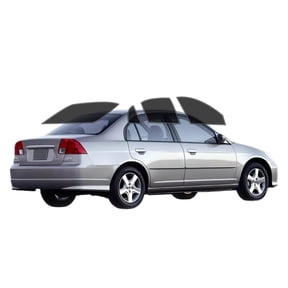 Haiy Co - PreCut 2Ply 25% Window Tint Film Kit For 2001-2005 Honda Civic Sedan -Side+Rear Window
