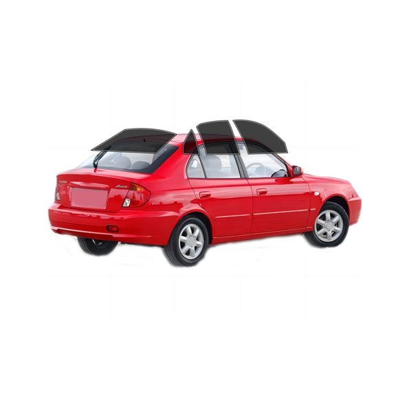 Haiy Co - PreCut 2Ply 25% Window Tint Film Kit For 2005-2006 Hyundai Accent 5Door Hatch -Side+Rear Window