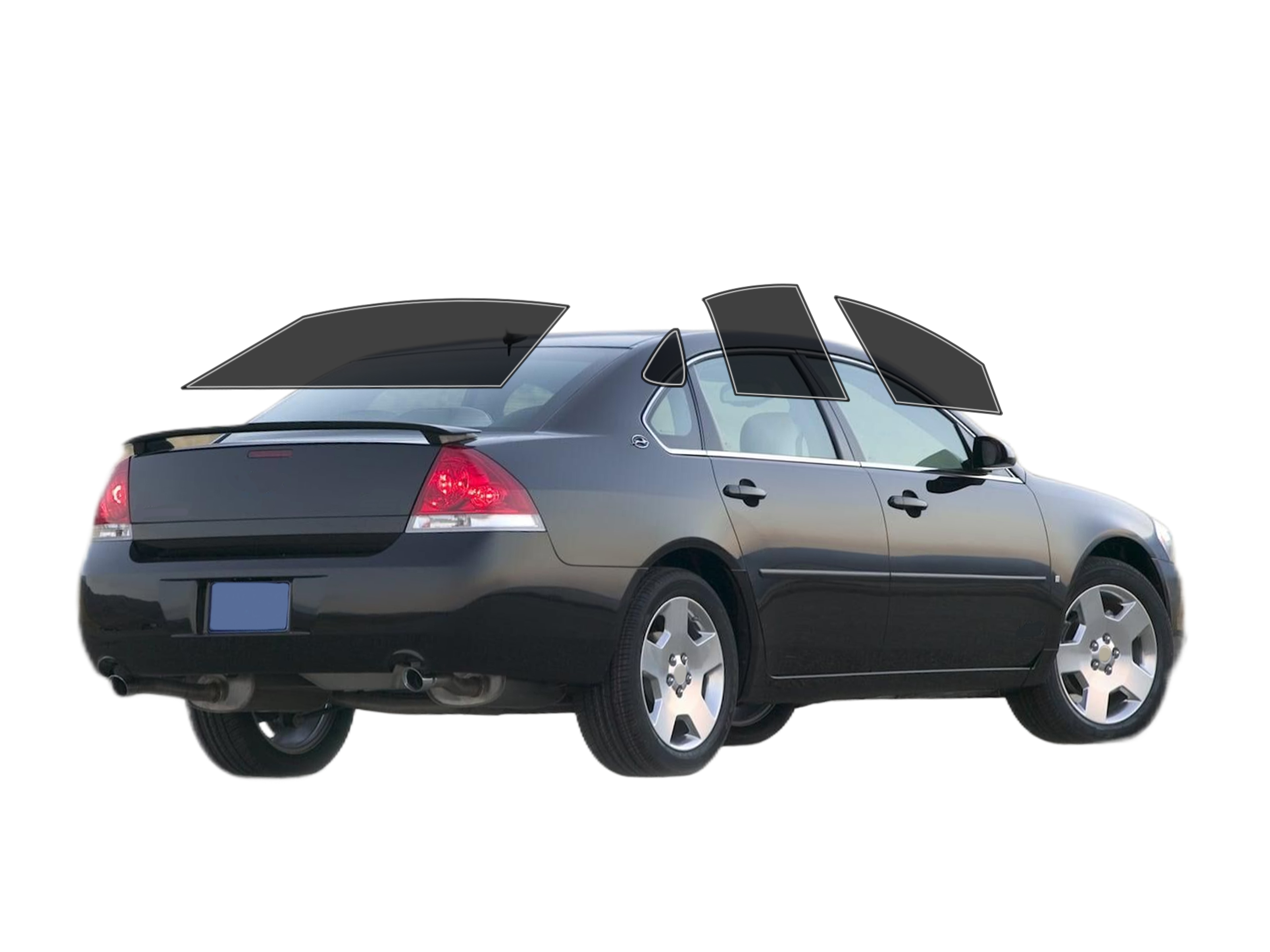 Pre-Cut Car Window Tinting Kit For Renault Clio 3-door 98-06 (MK2) – Dark Smoke Rear Windows