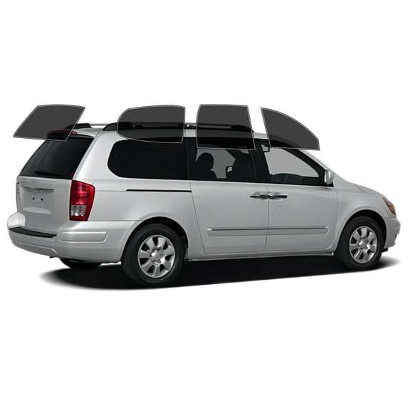 Haiy Co - PreCut 2Ply 25% Window Tint Film Kit For 2007-2011 Hyundai Entourage -Side+Rear Window
