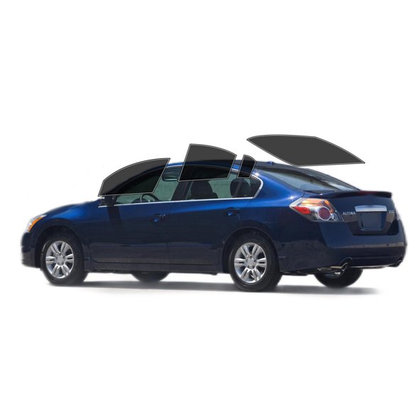 Haiy Co - PreCut 2Ply 25% Window Tint Film Kit For 2007-2012 Nissan Altima Sedan -Side+Rear Window