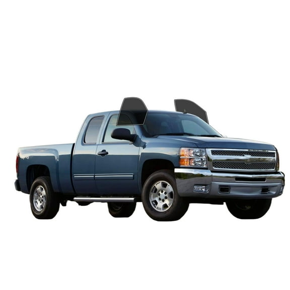 Haiy Co - PreCut 2Ply 25% Window Tint Film Kit For 2007-2013 Chevrolet Silverado 1500 Extended -Front Windows