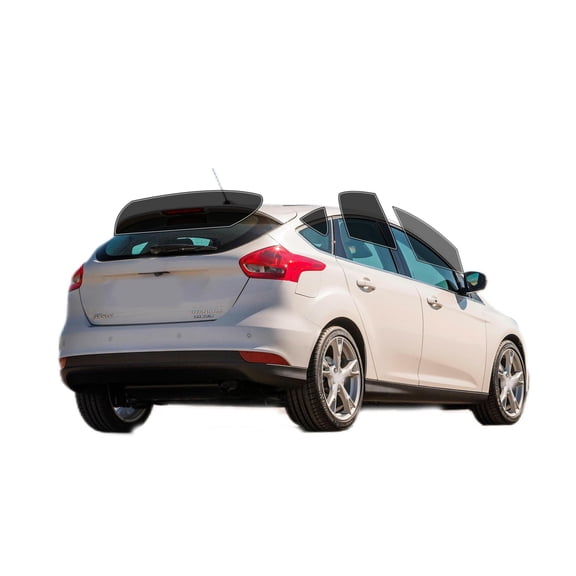Haiy Co - PreCut 2Ply 25% Window Tint Film Kit For 2012-2018 Ford Focus Hatchback -Side+Rear Window