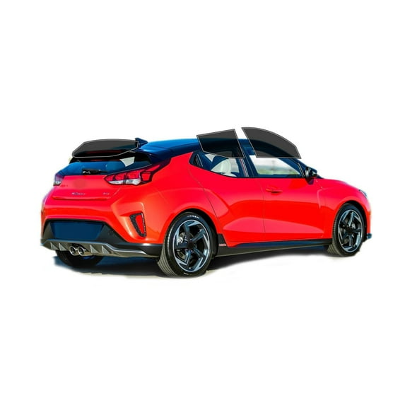 Haiy Co - PreCut 2Ply 25% Window Tint Film Kit For 2018-2022 Hyundai Veloster -Side+Rear Window