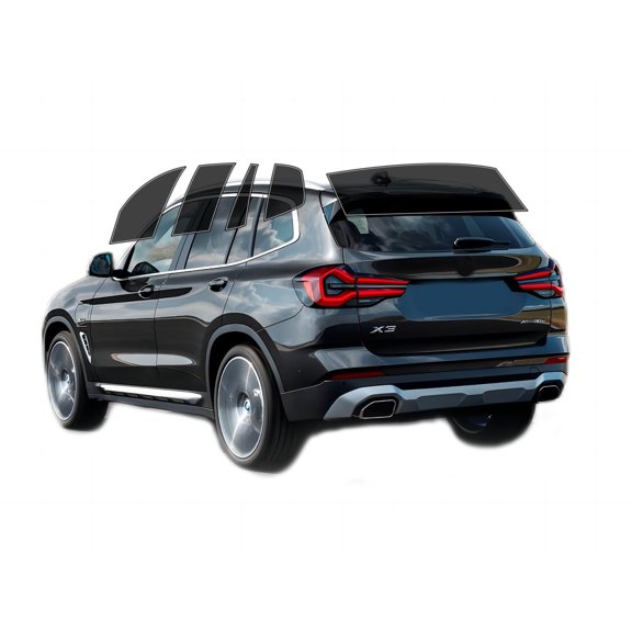 Haiy Co - PreCut 2Ply 25% Window Tint Film Kit For 2018-2024 BMW X3 -Side+Rear Window