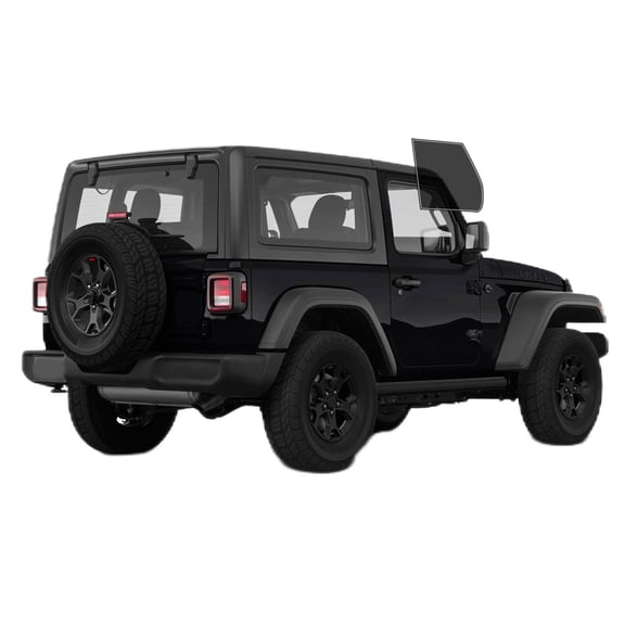 Haiy Co - PreCut 2Ply 25% Window Tint Film Kit For 2018-2025 Jeep Wrangler 2Door -Front Windows