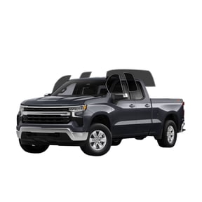 Haiy Co - PreCut 2Ply 25% Window Tint Film Kit For 2019-2025 Chevrolet Silverado 1500 Extended -Side+Rear Window