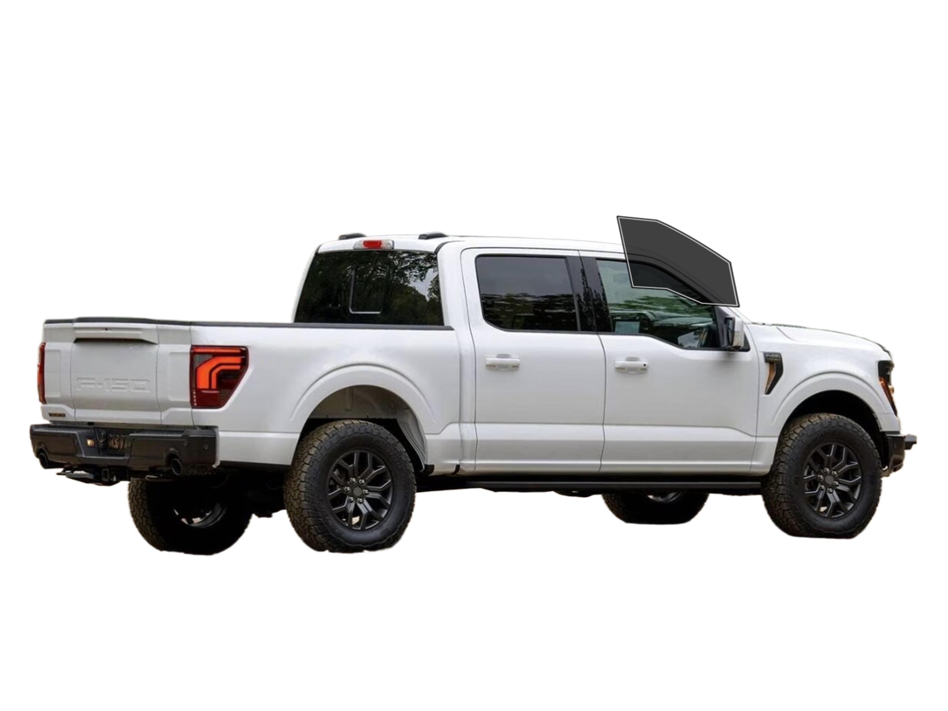 Haiy Co - PreCut 2Ply 25% Window Tint Film Kit For 2021-2025 Ford F150 ...