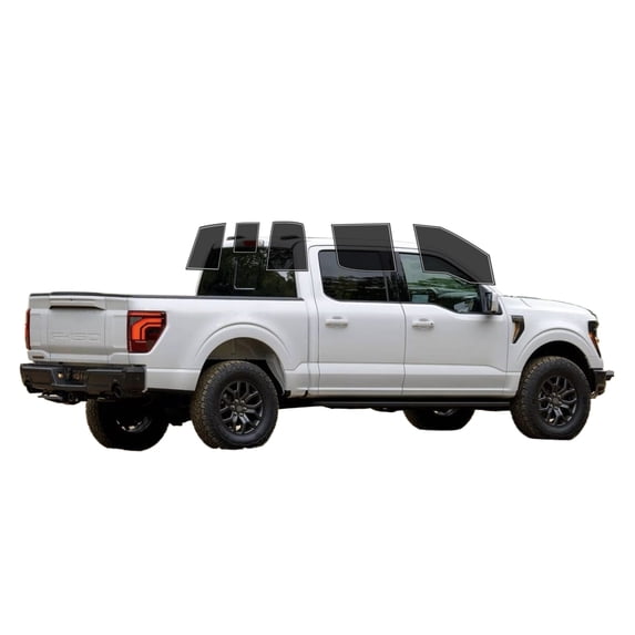 Haiy Co - PreCut 2Ply 25% Window Tint Film Kit For 2021-2025 Ford F150 Crew Cab -Side+Rear Window