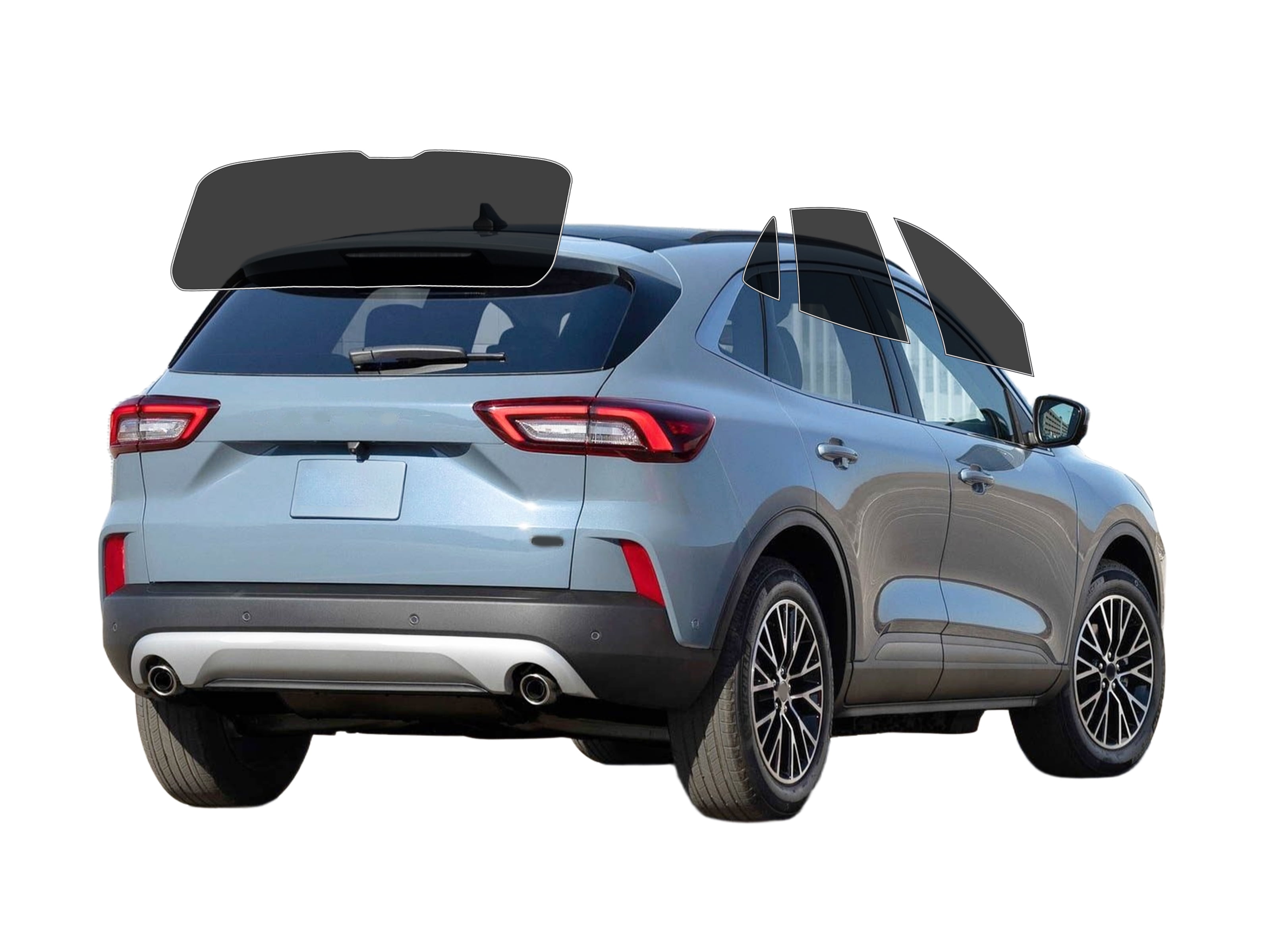 PreCut All Sides &amp; Rear Window Film Any Tint Shade % For All Ford Escape Tint