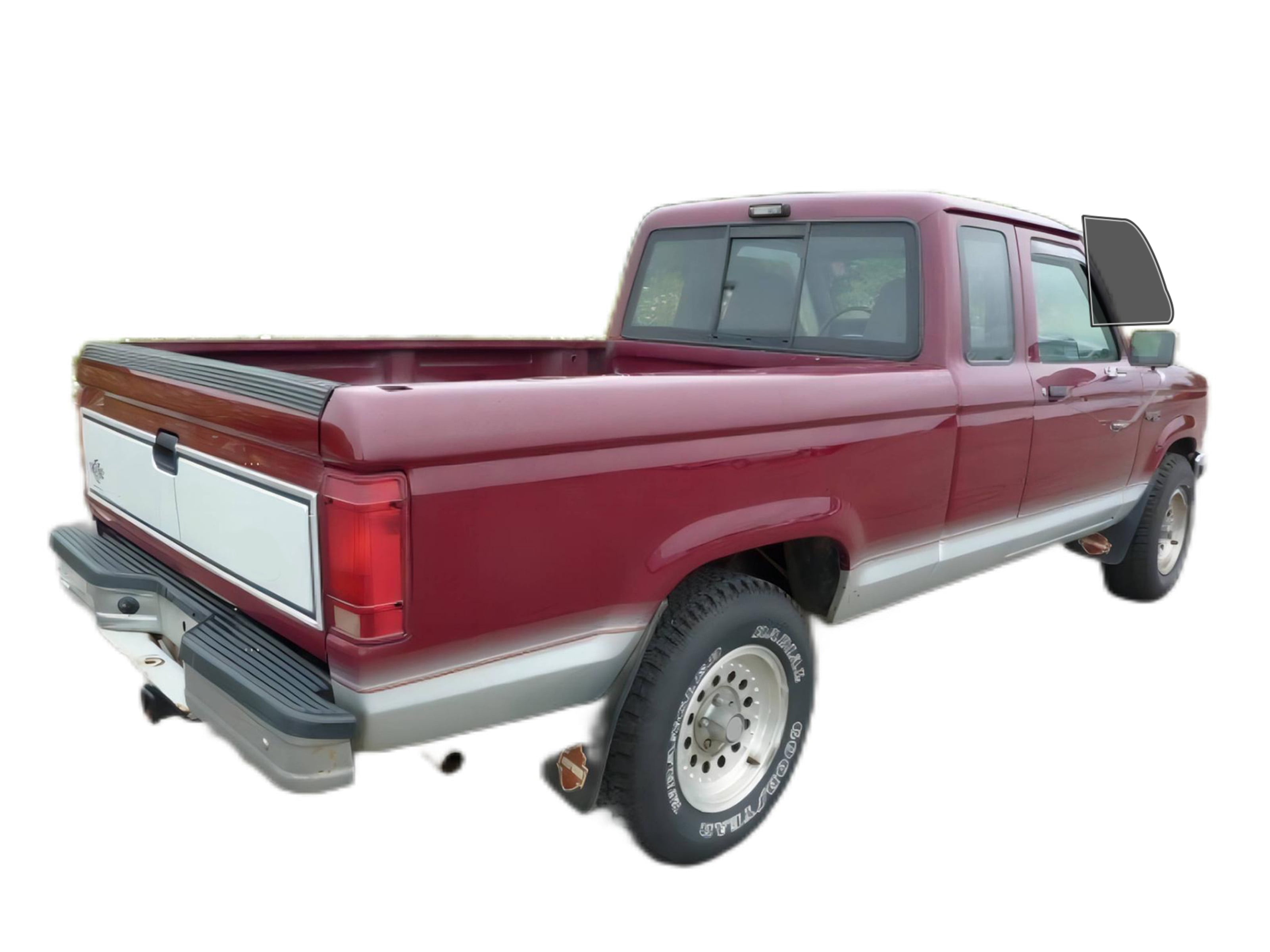 PreCut Window Film Kit – All Sides, Any Shade 5%-70%, For Ford Ranger Super Cab 2019-2025