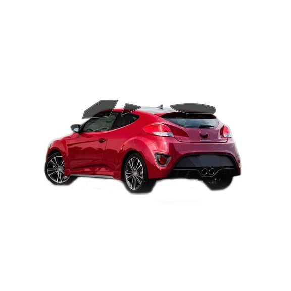 Haiy Co - PreCut 2Ply 35% Window Tint Film Kit For 2012-2017 Hyundai Veloster -Side+Rear Window