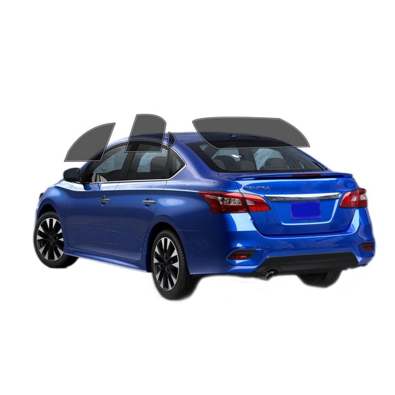 Haiy Co - PreCut 2Ply 35% Window Tint Film Kit For 2013-2019 Nissan Sentra Sedan -Side+Rear Window