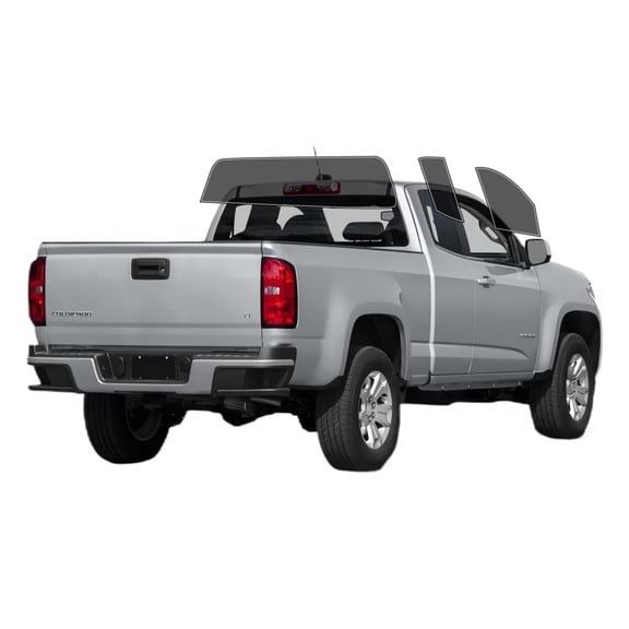 Haiy Co - PreCut 2Ply 35% Window Tint Film Kit For 2015-2022 Chevrolet Colorado Extended -Side+Rear Window