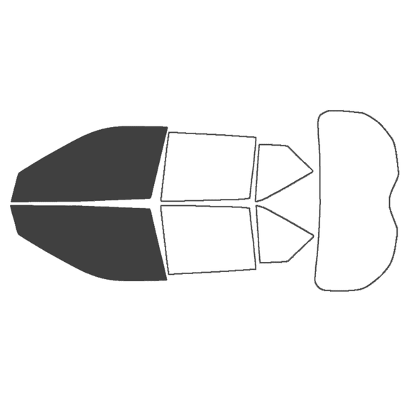 Haiy Co - PreCut 2Ply 35% Window Tint Film Kit For 2017-2024 Nissan Kicks -Front Windows