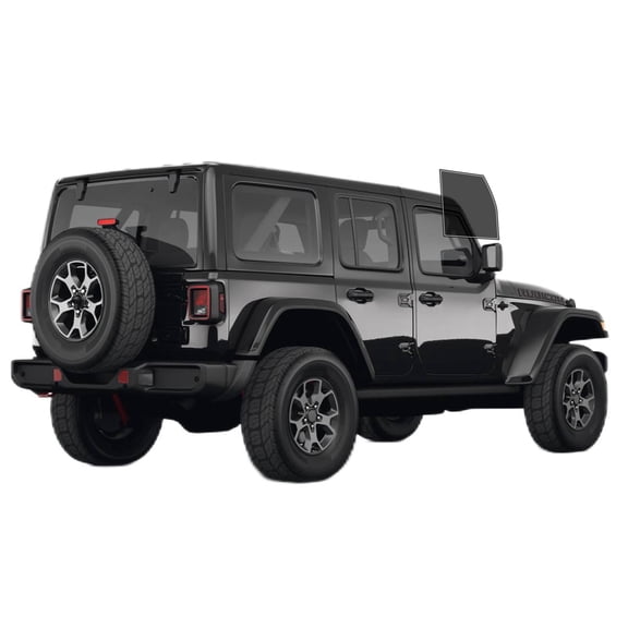 Haiy Co - PreCut 2Ply 35% Window Tint Film Kit For 2018-2025 Jeep Wrangler 4Door -Front Windows