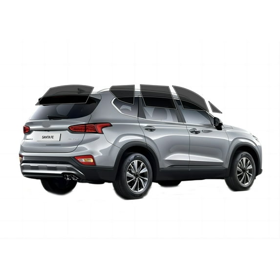Haiy Co - PreCut 2Ply 35% Window Tint Film Kit For 2019-2023 Hyundai Santa Fe -Side+Rear Window