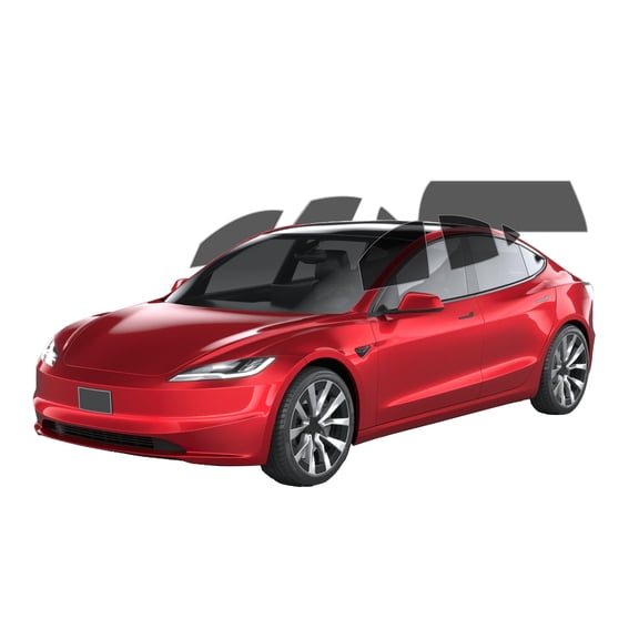 Haiy Co - PreCut 2Ply 35% Window Tint Film Kit For 2024-2025 Tesla Model 3 -Side+Rear Window