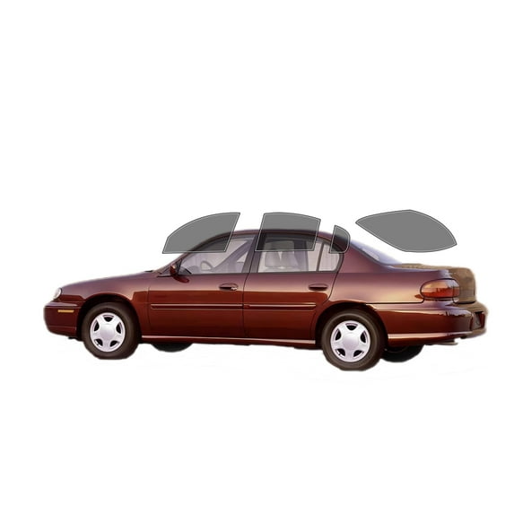 Haiy Co - PreCut 2Ply 50% Window Tint Film Kit For 1997-2003 Chevrolet Malibu Sedan -Side+Rear Window