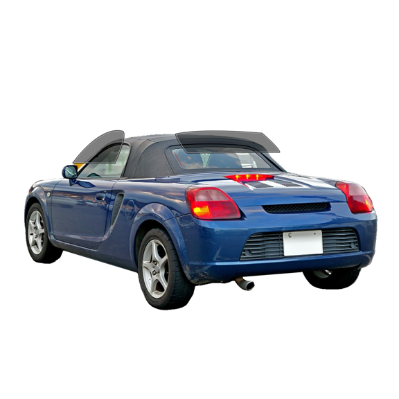 Haiy Co - PreCut 2Ply 50% Window Tint Film Kit For 2000-2006 Toyota MR2 -Side+Rear Window