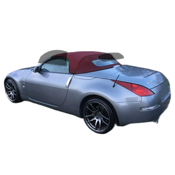 Haiy Co - PreCut 2Ply 50% Window Tint Film Kit For 2003-2009 Nissan 350Z Convertible -Side+Rear Window