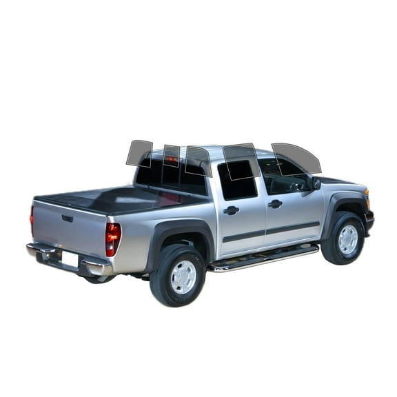 Haiy Co - PreCut 2Ply 50% Window Tint Film Kit For 2004-2012 Chevrolet Colorado Crew -Side+Rear Window