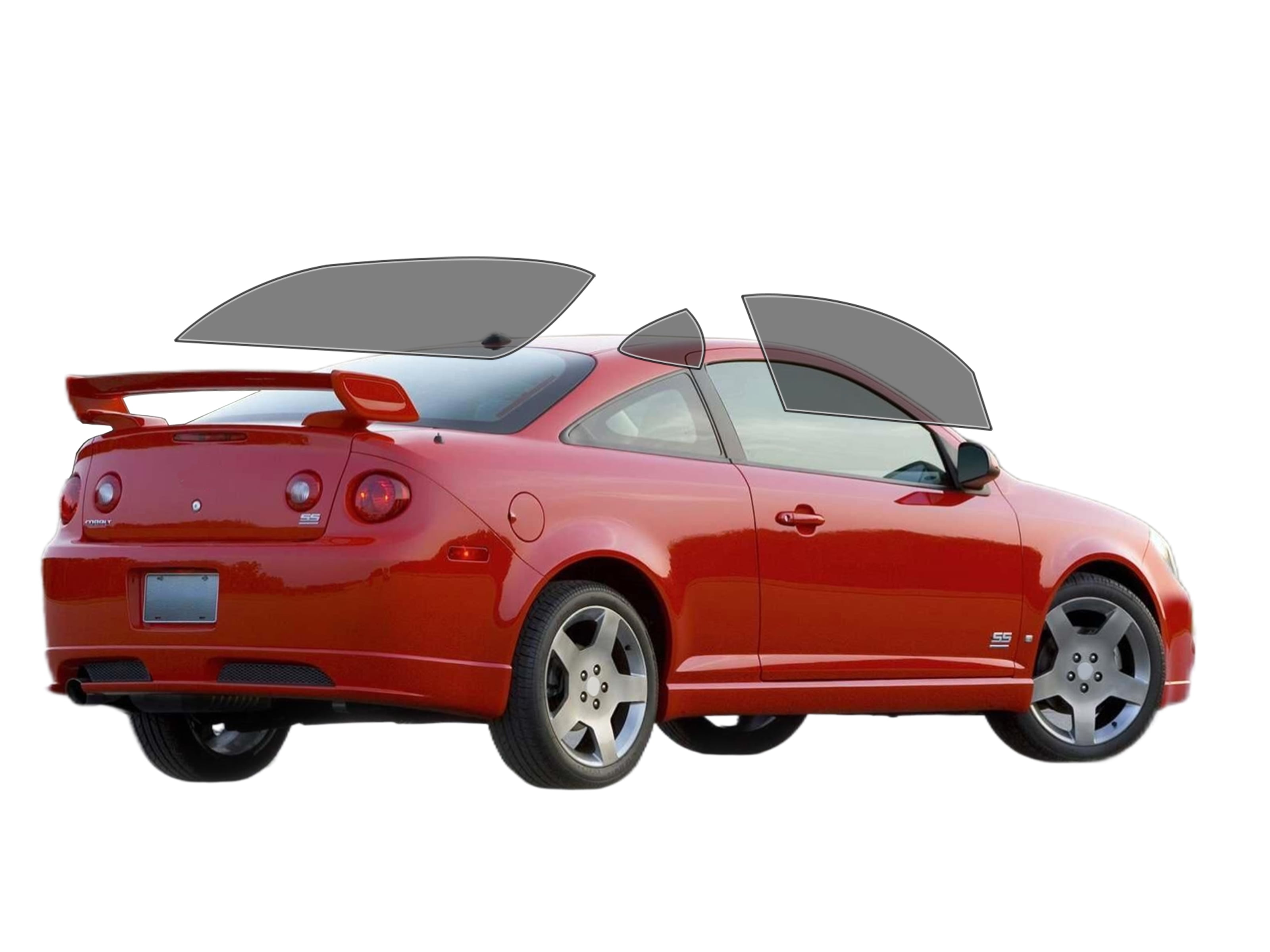 Haiy Co - PreCut 2Ply 50% Window Tint Film Kit For 2005-2010 Chevrolet ...