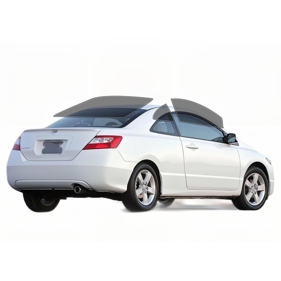 Haiy Co - PreCut 2Ply 50% Window Tint Film Kit For 2006-2011 Honda Civic Coupe -Front Windows