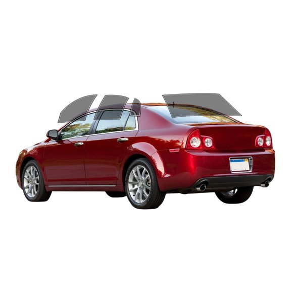Haiy Co - PreCut 2Ply 50% Window Tint Film Kit For 2008-2012 Chevrolet Malibu Sedan -Side+Rear Window