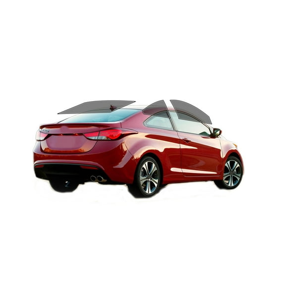 Haiy Co - PreCut 2Ply 50% Window Tint Film Kit For 2013-2016 Hyundai Elantra Coupe -Side+Rear Window