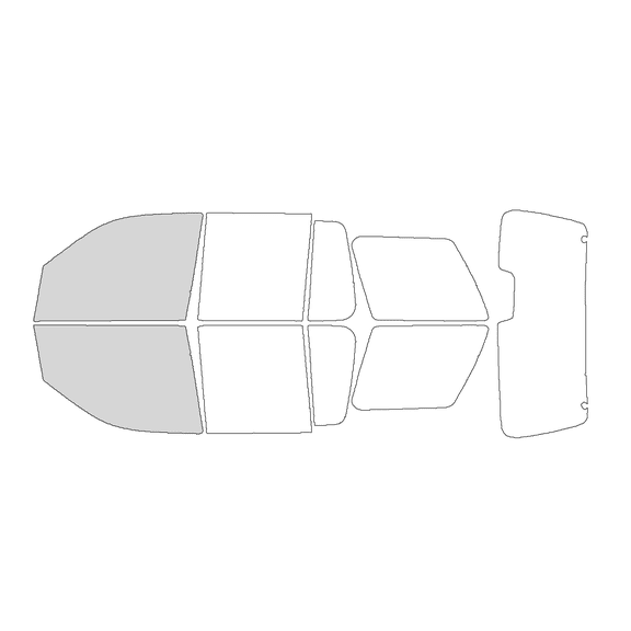 Haiy Co - PreCut 2Ply 70% Window Tint Film Kit For 2002-2010 Ford Explorer 4door -Front Windows