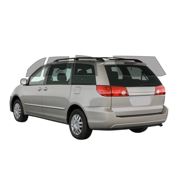 Haiy Co - PreCut 2Ply 70% Window Tint Film Kit For 2004-2010 Toyota Sienna -Side+Rear Window