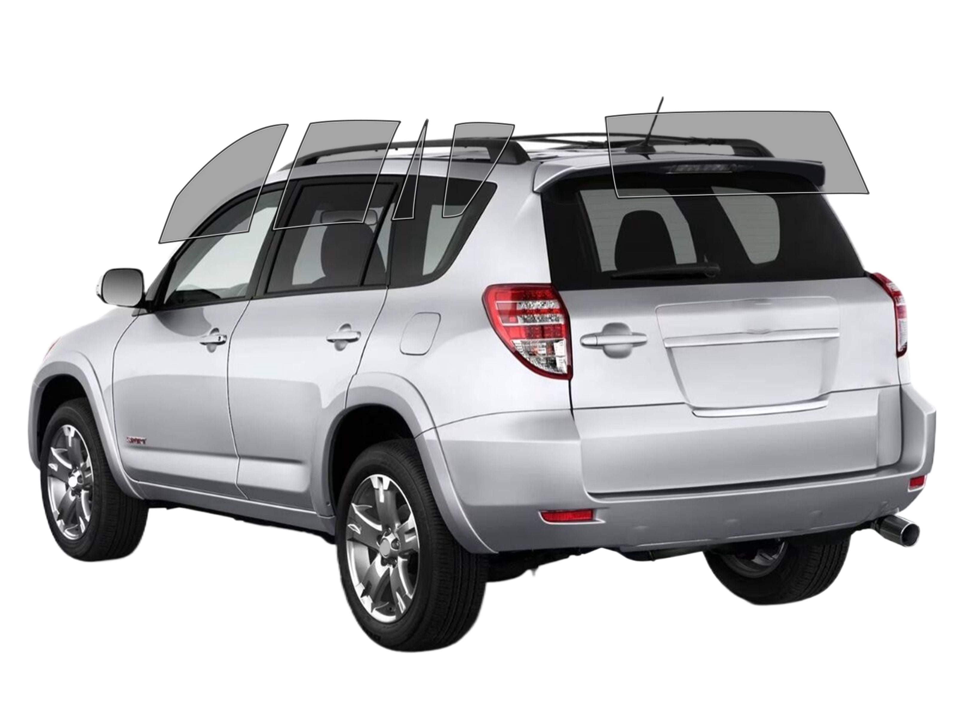 Haiy Co - PreCut 2Ply 50% Window Tint Film Kit For 1996-2000 Toyota Rav4 2Door -Front Windows Haiy Co - PreCut 2Ply 50% Window Tint Film Kit For 1996-2000 Toyota Rav4 2Door -Front Windows