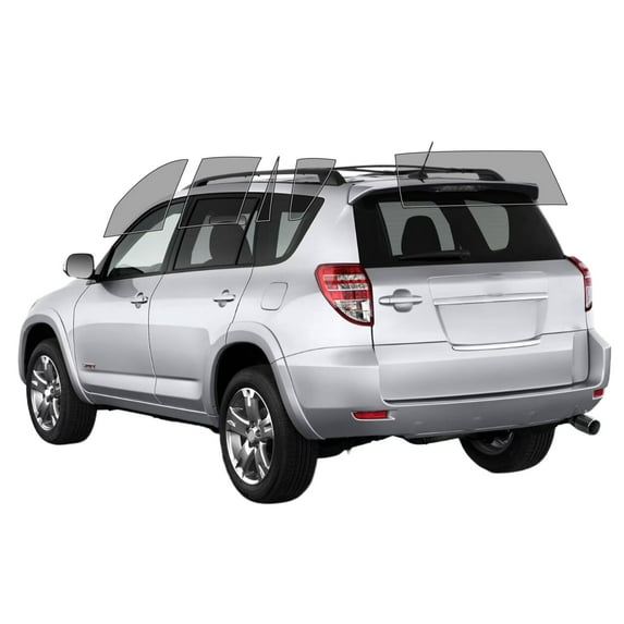 Haiy Co - PreCut 2Ply 70% Window Tint Film Kit For 2006-2012 Toyota Rav4 4Door -Side+Rear Window
