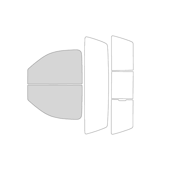 Haiy Co - PreCut 2Ply 70% Window Tint Film Kit For 2007-2013 Chevrolet Silverado 2500 Regular -Front Windows