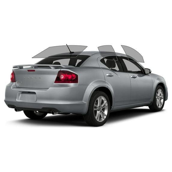 Haiy Co - PreCut 2Ply 70% Window Tint Film Kit For 2008-2014 Dodge Avenger Sedan -Side+Rear Window