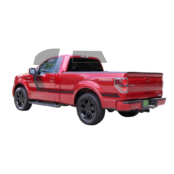 Haiy Co - PreCut 2Ply 70% Window Tint Film Kit For 2009-2014 Ford F150 Regular Cab -Side+Rear Window