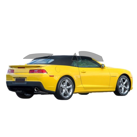Haiy Co - PreCut 2Ply 70% Window Tint Film Kit For 2009-2015 Chevrolet Camaro Convertible -Side+Rear Window