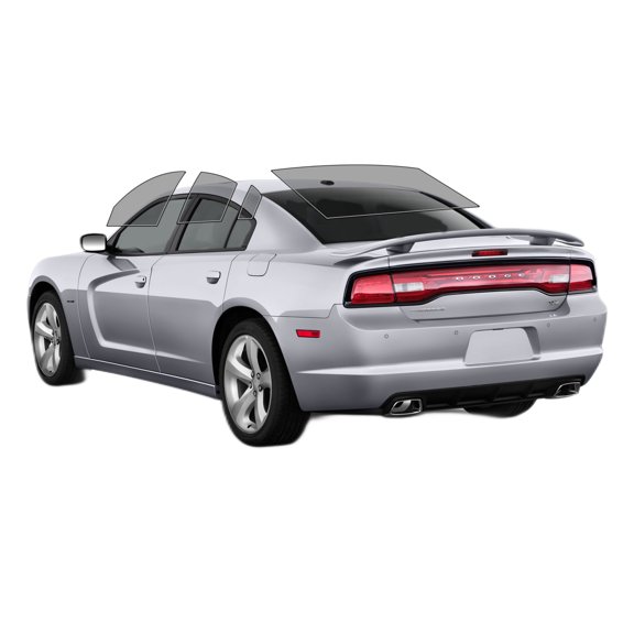 Haiy Co - PreCut 2Ply 70% Window Tint Film Kit For 2011-2014 Dodge Charger -Side+Rear Window