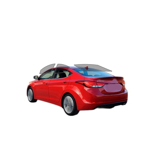 Haiy Co - PreCut 2Ply 70% Window Tint Film Kit For 2011-2016 Hyundai Elantra Sedan -Side+Rear Window