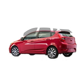 Haiy Co - PreCut 2Ply 70% Window Tint Film Kit For 2012-2017 Hyundai Accent 5Door Hatch -Side+Rear Window