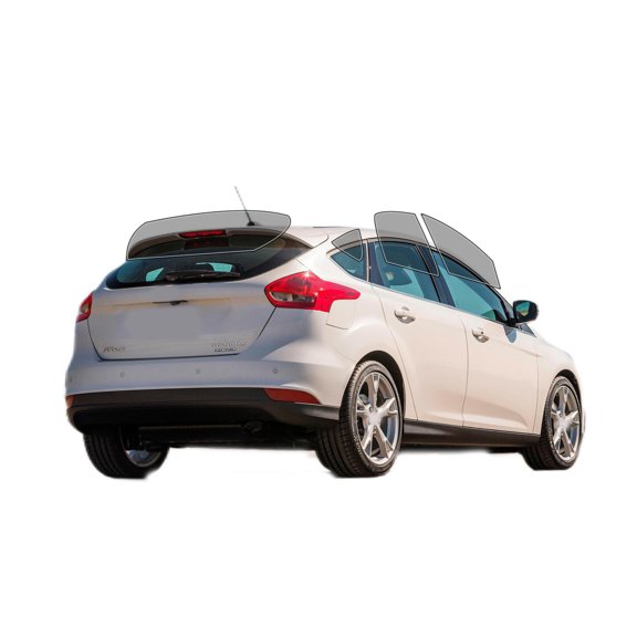Haiy Co - PreCut 2Ply 70% Window Tint Film Kit For 2012-2018 Ford Focus Hatchback -Side+Rear Window