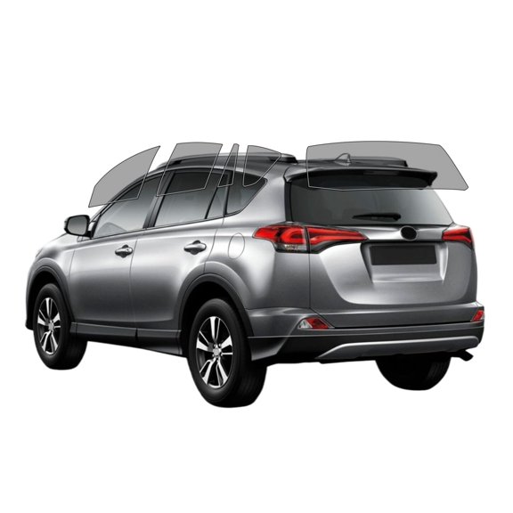 Haiy Co - PreCut 2Ply 70% Window Tint Film Kit For 2013-2018 Toyota Rav4 4Door -Side+Rear Window