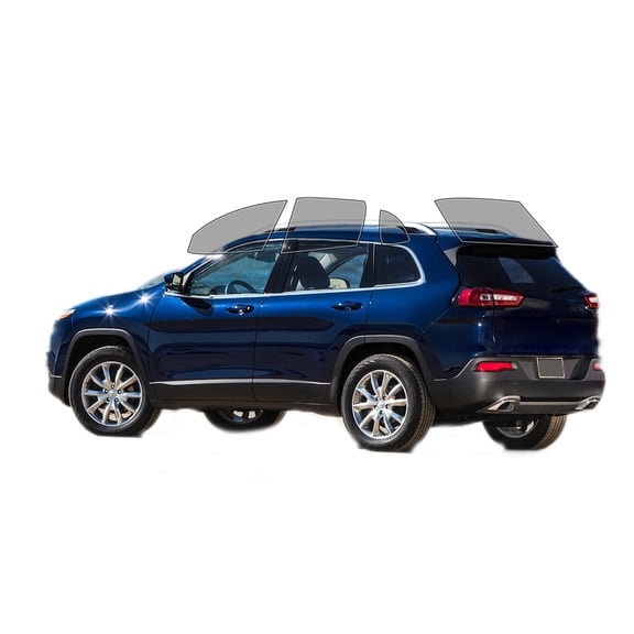 Haiy Co - PreCut 2Ply 70% Window Tint Film Kit For 2014-2018 Jeep Cherokee 4Door -Side+Rear Window