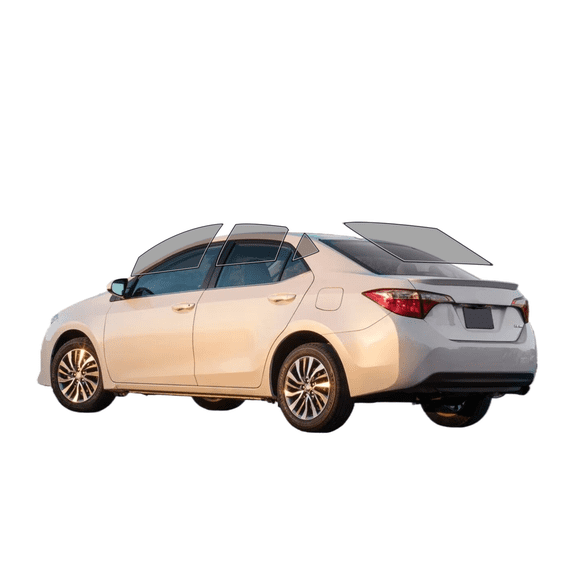 Haiy Co - PreCut 2Ply 70% Window Tint Film Kit For 2014-2019 Toyota Corolla Sedan -Side+Rear Window