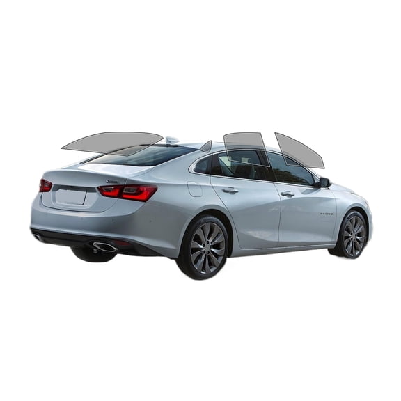 Haiy Co - PreCut 2Ply 70% Window Tint Film Kit For 2016-2024 Chevrolet Malibu Sedan -Side+Rear Window