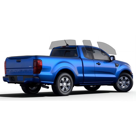 Haiy Co - PreCut 2Ply 70% Window Tint Film Kit For 2019-2023 Ford Ranger Extended Cab -Side+Rear Window
