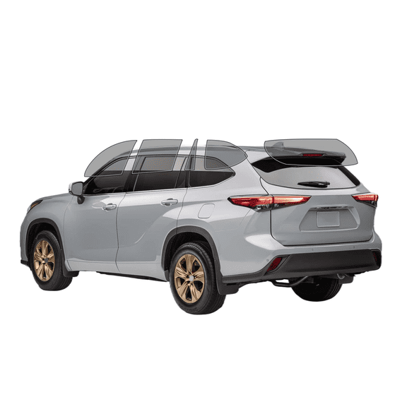 Haiy Co - PreCut 2Ply 70% Window Tint Film Kit For 2020-2025 Toyota Highlander -Side+Rear Window