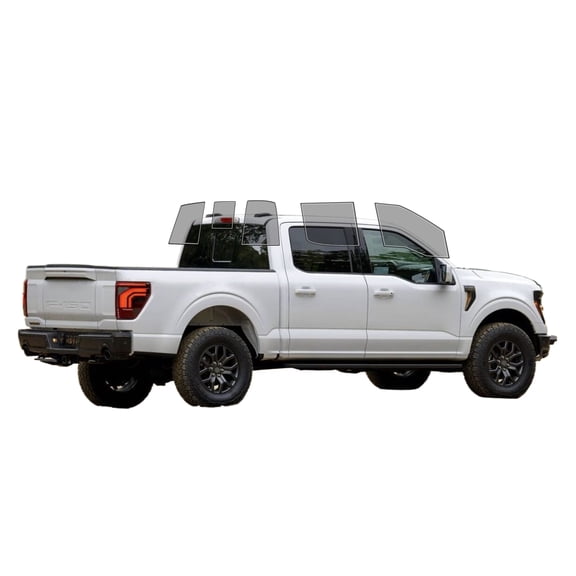 Haiy Co - PreCut 2Ply 70% Window Tint Film Kit For 2021-2025 Ford F150 Crew Cab -Side+Rear Window